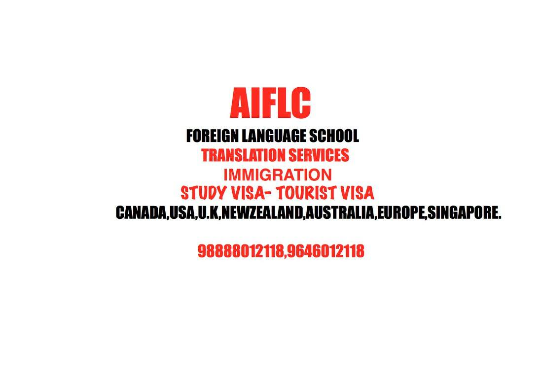 Aiflc foreign language school and translation services