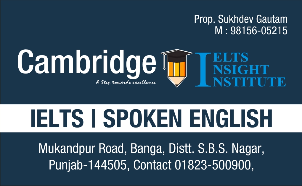 Cambridge Ielts Insight Institute