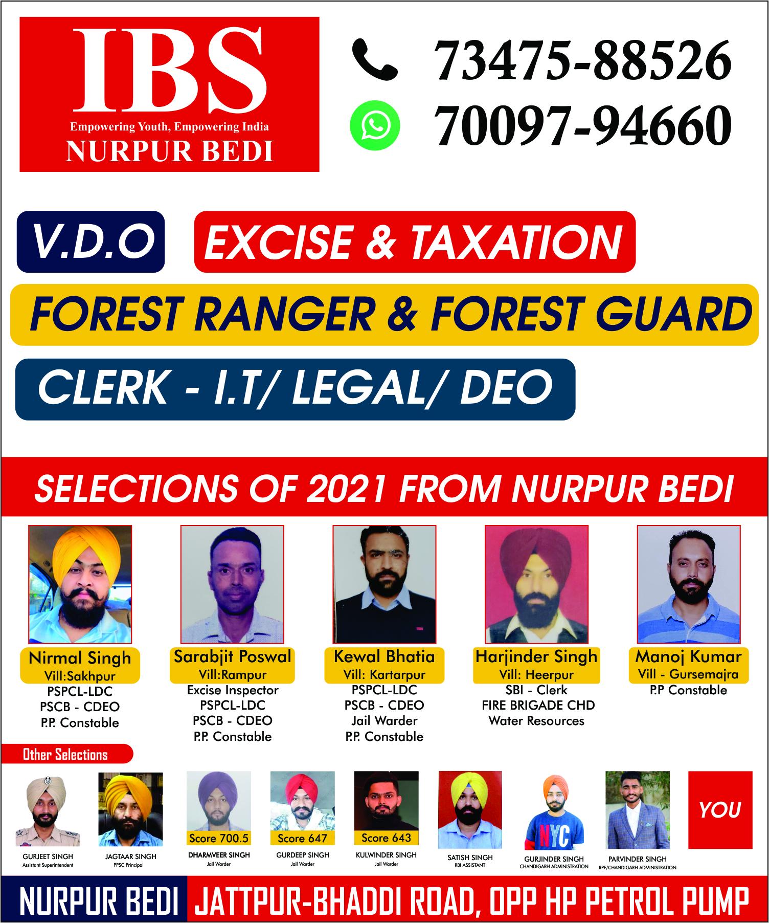 I.B.S ROPAR