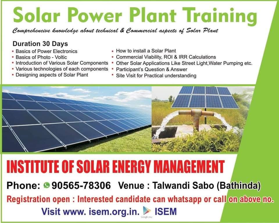 Institute of Solar Energy Management