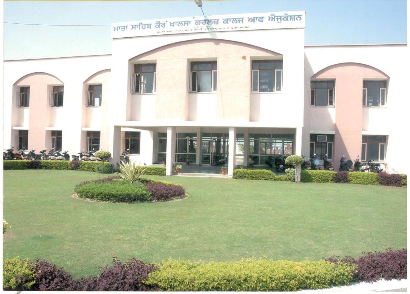 Mata Sahib Kaur Khalsa Girls College of Education