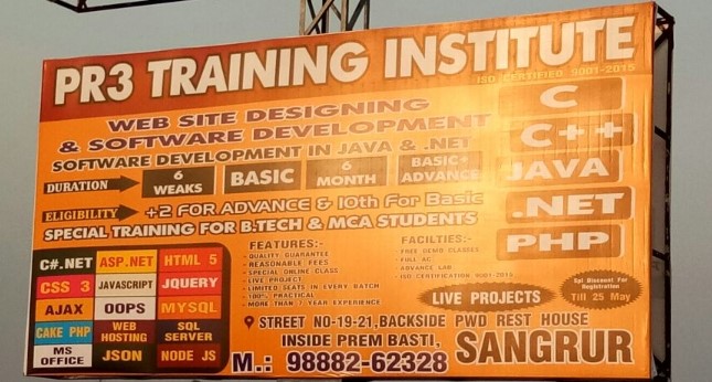 PR3 TRAINING INSTITUTE