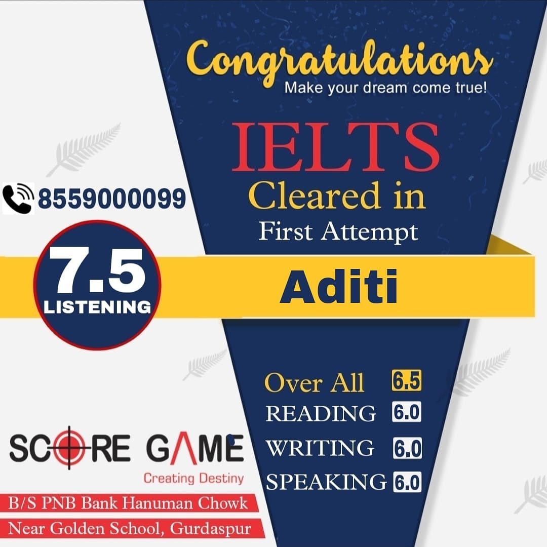Score Game IELTS Institute