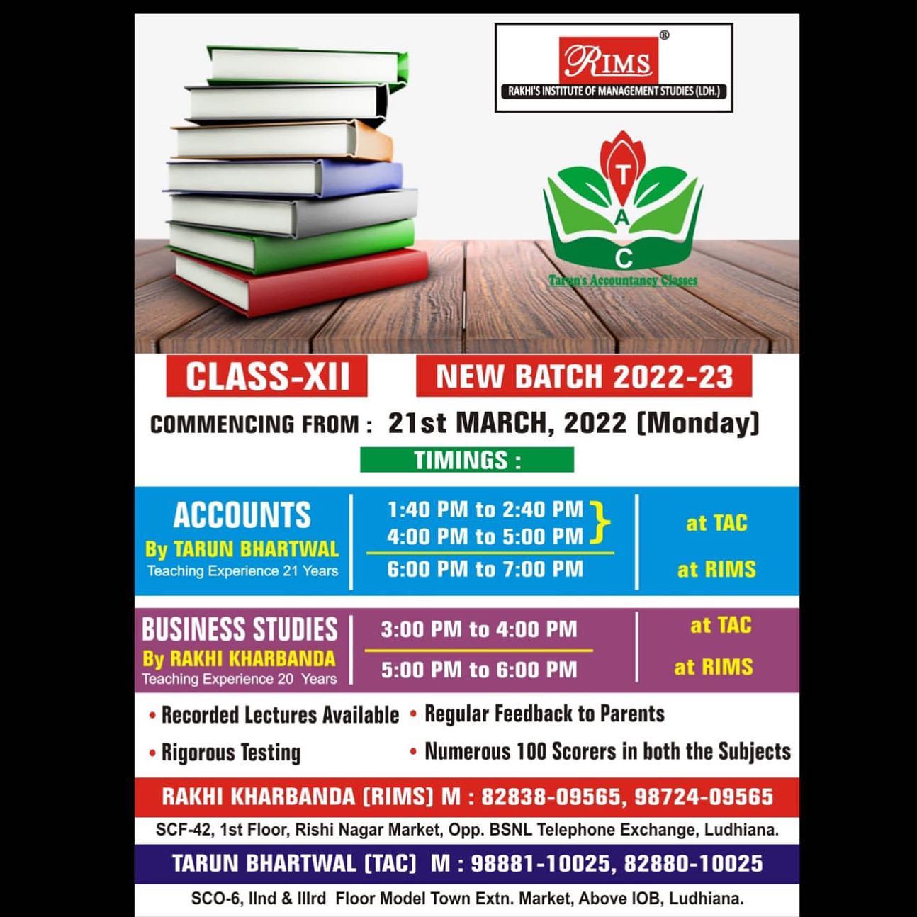 Tarun's Accountancy Classes