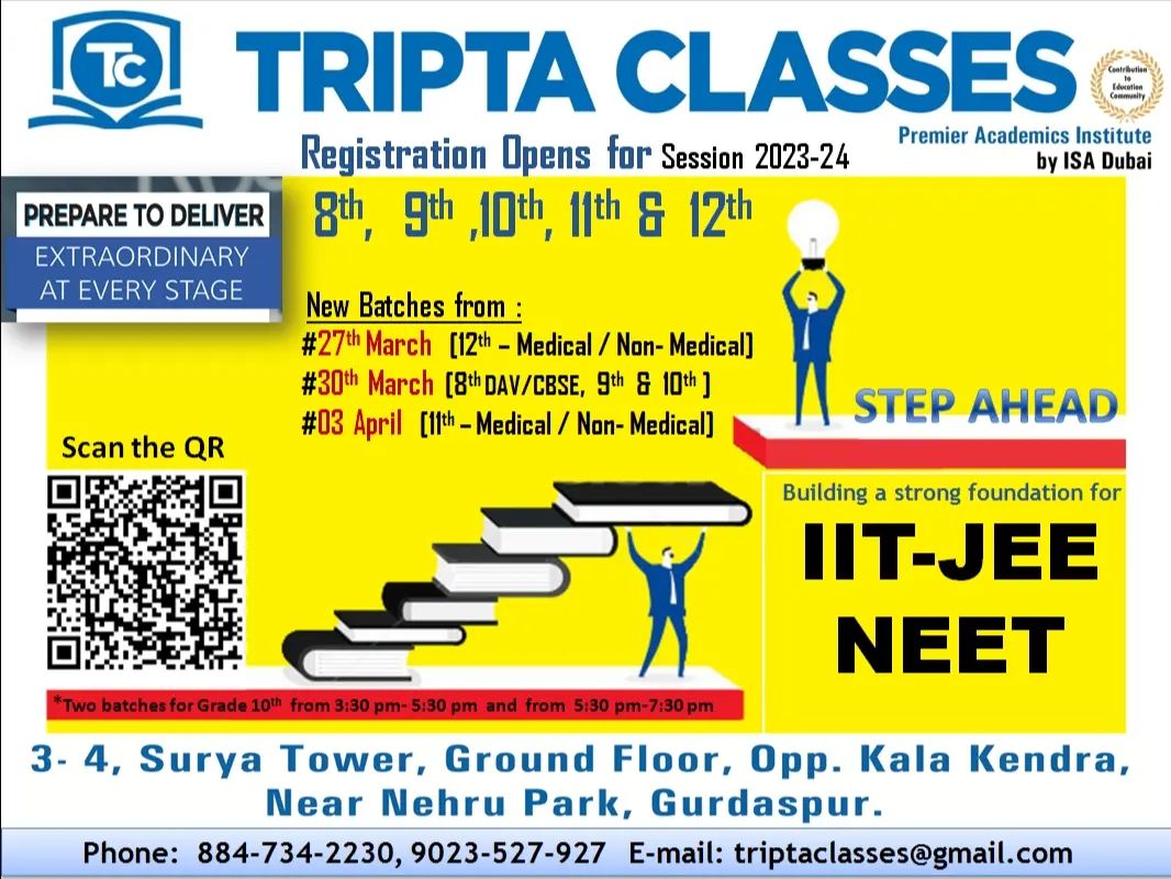 TRIPTA CLASSES