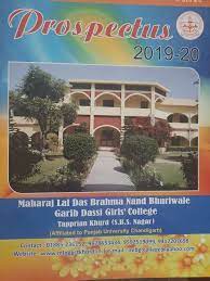 Maharaj Lal Dass Brahma Nand Bhuriwale Garibdassi Girls College
