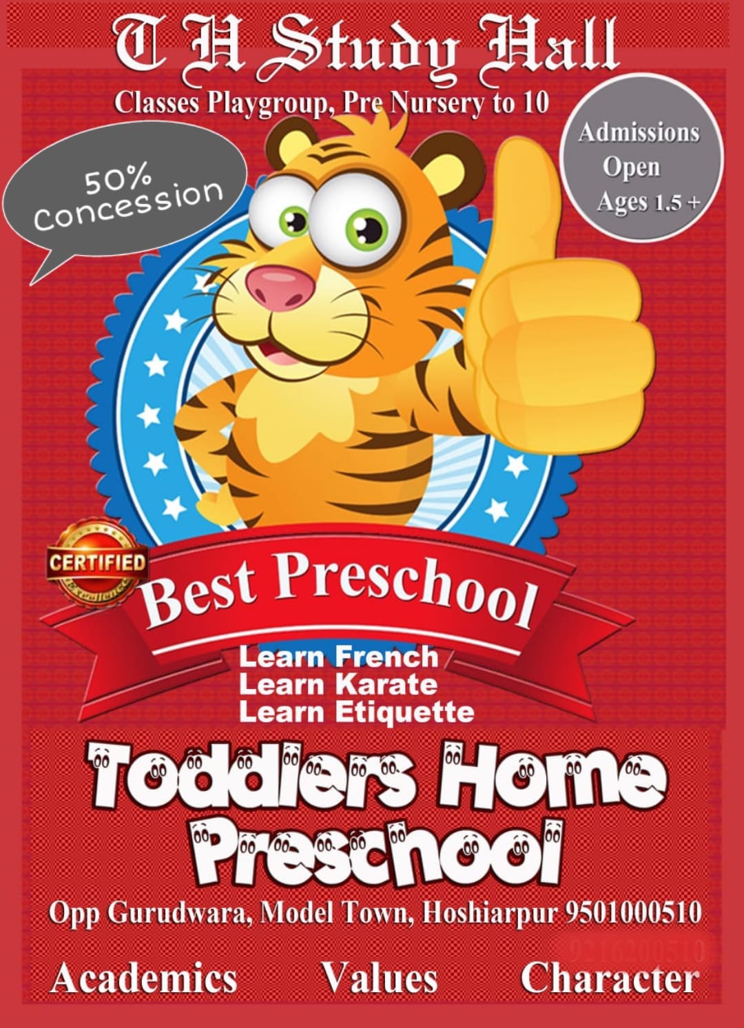 Toddler Home Study Hall