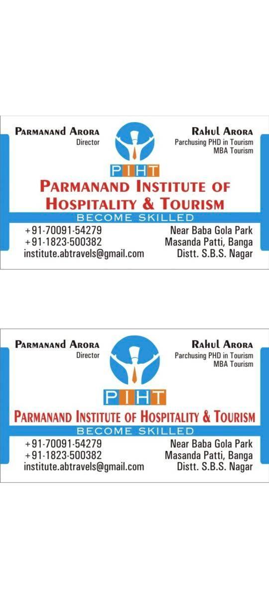 PARMANAND INSTITUTE OF HOSPITALITY & TOURISM