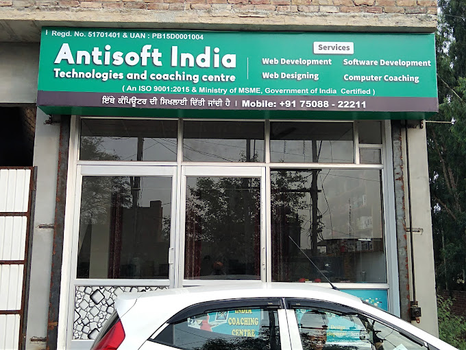 Antisoft India Technologies & Coaching Center