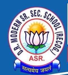 D R Modern Sr Sec School logo