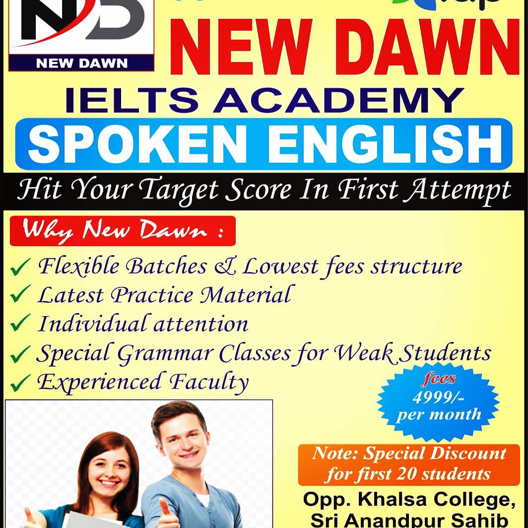 New Dawn IELTS Academy logo